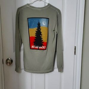 Green Nature Backs Long Leeve Shirt